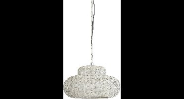 Light & Living - Hanglamp PIEDRA - Ø47x26cm - Wit