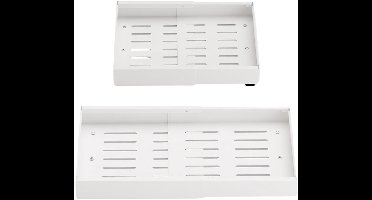 ApexArte® Verstelbare Uittrekbare Lade Organizer - Wit