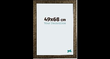 Your Decoration - Fotolijst 49x68 cm - Hout - Champagne Geborsteld - Leeds