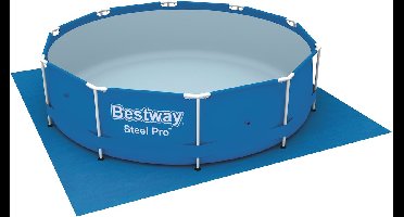 Bestway grondzeil 3,96 x 3,96 m - Bescherming zwembad