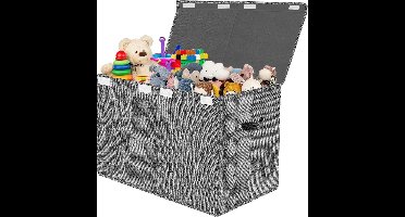 ApexArte® Speelgoedkist - Speelgoedkast - Dekenkist - Grijs