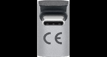 Goobay USB-C haakse adapter | boven/beneden (kort) | USB4 40 Gbps | PD 240W | 8K 60Hz | aluminium