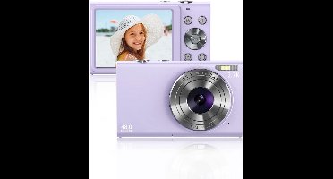 ApexArte® Vlog Camera voor Beginners - Videocamera voor Kinderen en Volwassenen - Handycam - 4K Kwaliteit