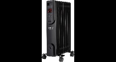 CAMRY CR 7812 - Olieradiator Elektrisch op Wieltjes - Met Afstandsbediening en Thermostaat - 1500 W zwart