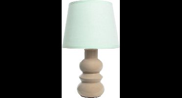 Tafellamp - Keramiek - Mint/Beige