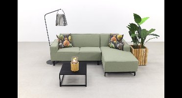 Boavista/Toronto loungebank chaise longue - Heritage leaf - 3-delig - links