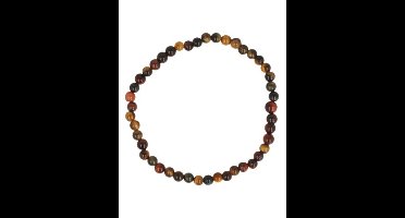 Katten/Tijger/Valkenoog kralenarmband 4 mm