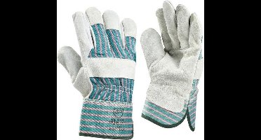 Rundsplitlederen Werkhandschoen HBV - Maat XL