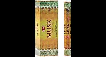 HEM Wierook - Musk - Slof (6 pakjes/120 stokjes)