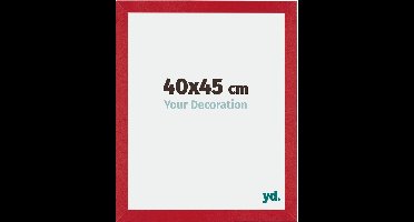 Your Decoration - Fotolijst 40x45 cm - MDF - Rood - Mura