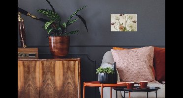 Muurstickers - Sticker Folie - Bloemen - Lente - Tuin - Stilleven - 30x20 cm - Plakfolie - Muurstickers Kinderkamer - Zelfklevend Behang - Zelfklevend behangpapier - Stickerfolie