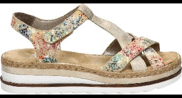 Rieker Sandalen Plat Sandalen Plat - Beige - Maat 41