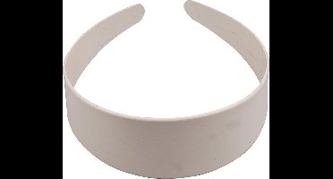 Plastic haarband, B: 40 mm, wit, 20 stuk/ 1 doos