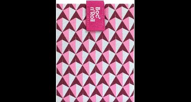 Roll'Eat Boc'n'Roll Foodwrap Boterhamzakje  - Herbruikbaar - Tiles Pink