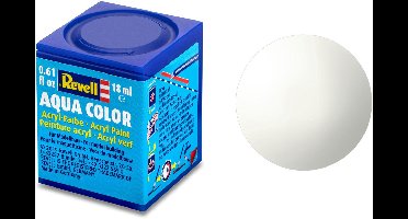 Revell Hobbyverf Acrylverf - Aqua #4 White - Gloss - RAL9010 - Acryl - Verf potje - 18 ml