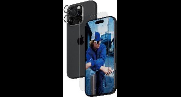 PanzerGlass ® 2-in-1 Bundle iPhone 16 Pro Doorzichtige schermbeschermer Apple 1 stuk(s)