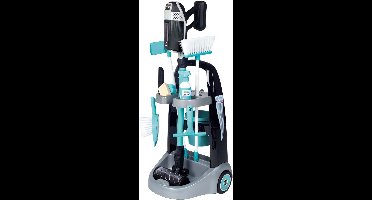 Smoby - Speelgoedstofzuiger - Rowenta Schoonmaaktrolley met stofzuiger - rollenspel huishoud