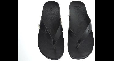 Reef Cushion Courtblack Dames Slippers - Zwart - Maat 43