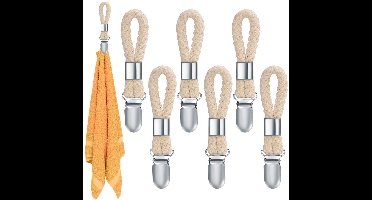 Boraboi® Handige Set van 6 Multifunctionele Handdoekclips voor Keuken en Badkamer