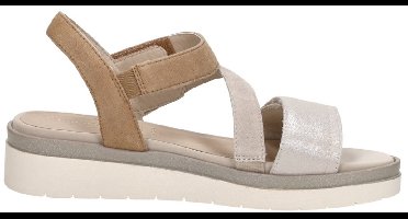 Tamaris Comfort Sandalen Plat Sandalen Plat - Beige - Maat 42