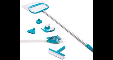 Intex - Deluxe Zwembad Onderhoudset - Inclusief schepnet, borstel en stofzuigerkop