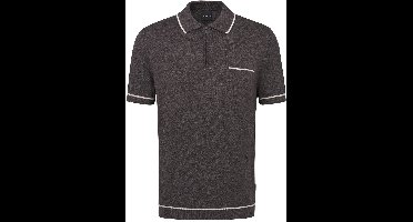Bugatti poloshirt korte mouw bruin