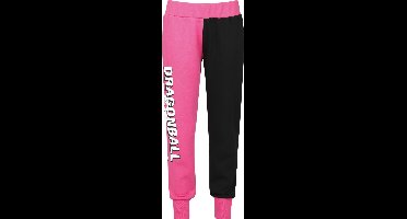 Dragon Ball Bulma - Color Patchwork Dames Trainingsbroek - zwart/roze - XL