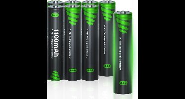 Oplaadbare Batterijen AAA - Set van 8 - 1100mAh
