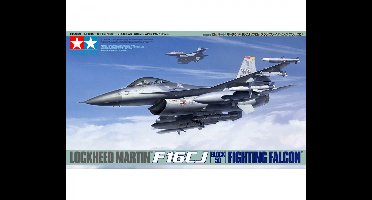 Tamiya Modelbouwpakket Militaire voertuigen - 61098 F-16CJ Lockheed Martin Fighting Falcon - Block 50 Plastic - 1:48 - Modelbouw