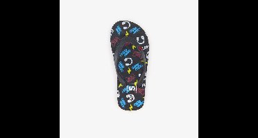 Jongens teenslippers met game controllers zwart - Maat 30