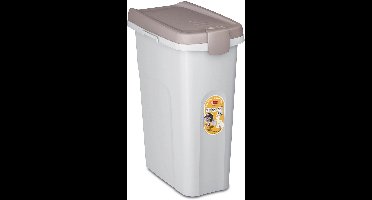 Stefanplast Voerton 25 - L - 39x24x51 - cm - wit - en - bruin