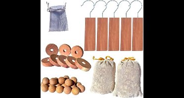 Lexium Mottenballen - Motten Bestrijden - Cederhout tegen Motten