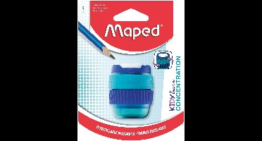 Puntenslijper maped kidy learn concentration blauw