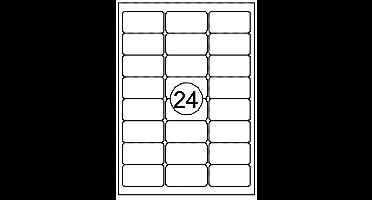 ETIKET QUANTORE 63.5X33.9MM 360ST