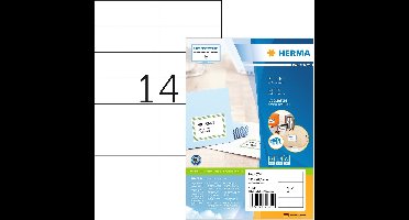 Herma Prem. Etiketten 105x42,3 100 bl. DIN A4 1400 stuks 4674