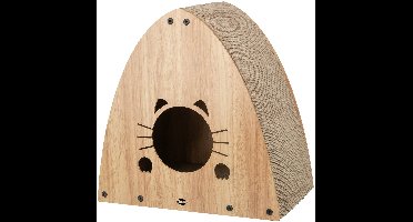 Trixie - Krabhuis MDF - Lichtbruin - 48X28X48 cm