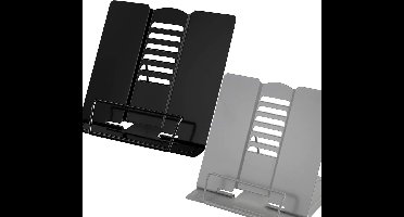 Ibenzoa® Veelzijdige Verstelbare Leesstandaard Set van Twee voor Boeken en Tablets in Keuken, Kantoor en School