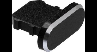 New Age Devi - Anti Stof Plug - Stofkapje geschikt voor Iphone 13, 11, X, 7, 6 (6 Kleuren: Zwart, Roze, Goud, Zilver, Grijs, Blauw) - Universeel