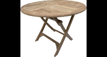 Decomeubel - Ronde inklapbare Tuintafel