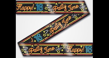 Paperdreams - Neon Party Tape - Happy 16 (12 m)