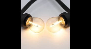 Prikkabel set met 1 watt LED filament lampen