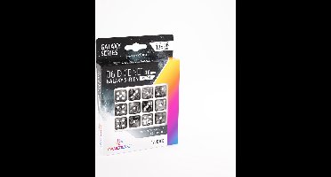 Gamegenic D6 Dice Set 12pcs Galaxy Series: Moon