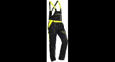 FRANCITAL Prior kettingzaagoverall - tuinbroek klasse 1 - zwart/geel - Maat: L - zwart geel