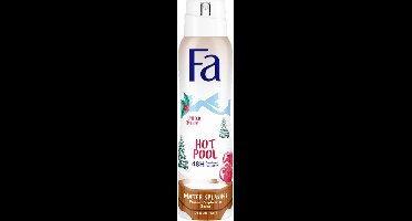 Fa - Deospray - Winter Splashes - 48 uur Bescherming - Frozen Raspberry - Verfrissend & Fruitig - 150 ml