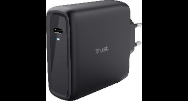 Trust Maxo - Laptoplader - 100 W - USB-C - 2m kabel - Zwart