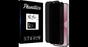 Screenprotector privacy voor iPhone 16 - 2 stuks Beschermglas Privacy Glas van glazen schermbeschermfolie