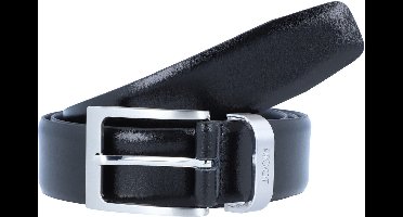 JOOP! Leren Riem Modern Coll. Belt 3,5 CM W110 Black Zwart