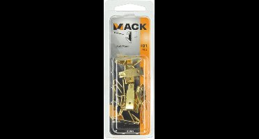 Mack Kaderhaak staal vermessingd 10 st 8 x 29 mm