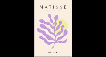 Poster 20x30 cm - Kunst - Lila - Matisse - Modern - Posters - Kamer decoratie - Wanddecoratie woonkamer - Muurdecoratie slaapkamer