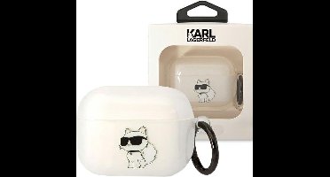 Karl - Lagerfeld - KLAPHNCHTCT hoesje voor AirPods Pro - transparant Ikonik Choupette